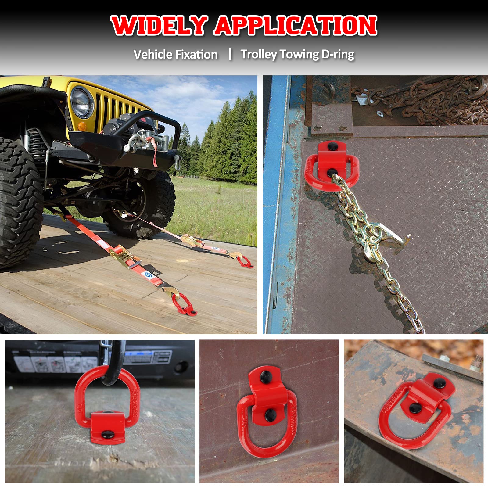 AUTOBOTS red D-ring set packaged for easy inventory and use.