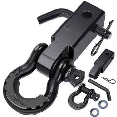 AUTOBOTS shackle hitch receiver 2-inch provides rugged towing support for off-road recovery.