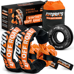AUTOBOTS soft shackle 2-pack in kit form for reliable off-road recovery