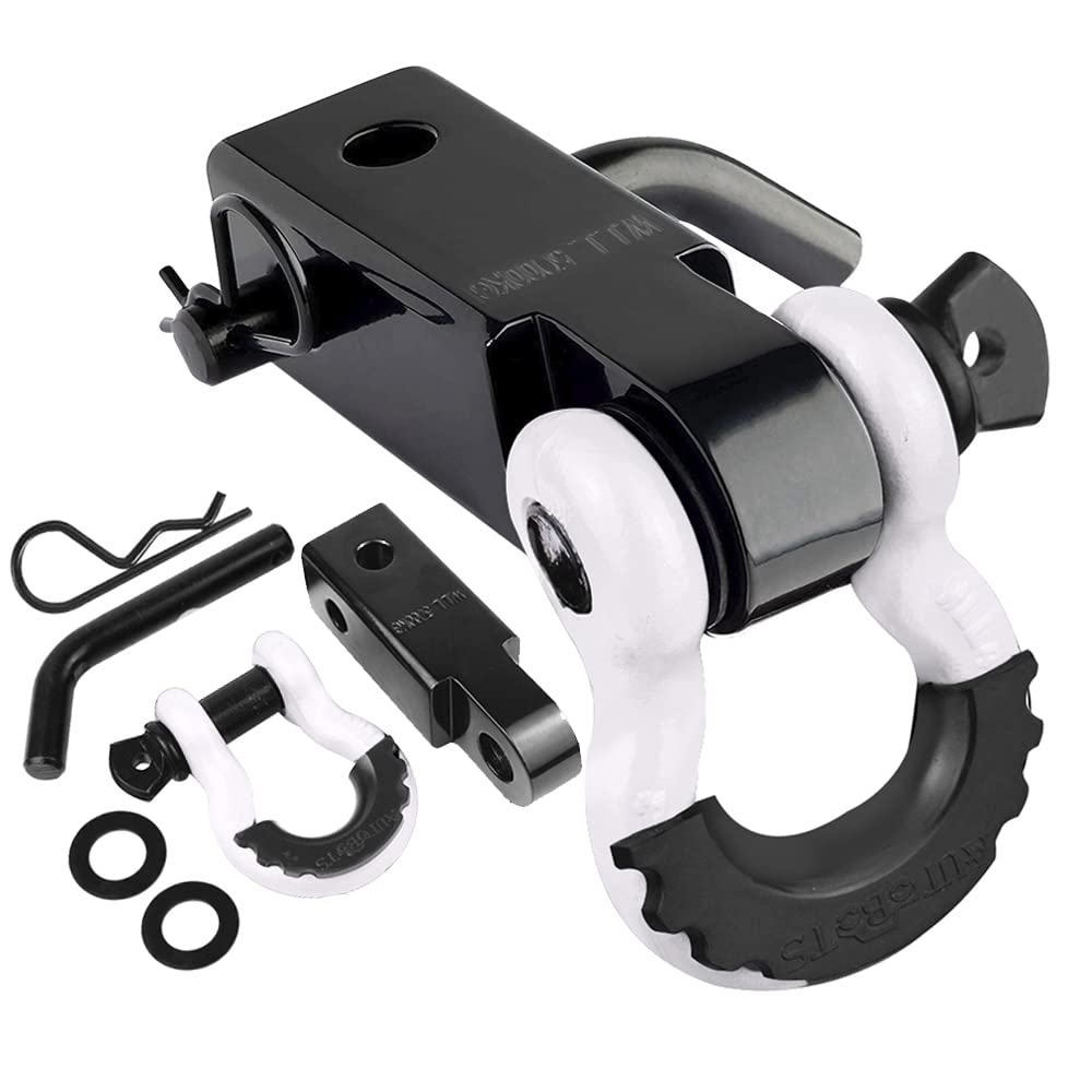 AUTOBOTS tow hitch receiver 2in shows rugged steel for heavy towing.