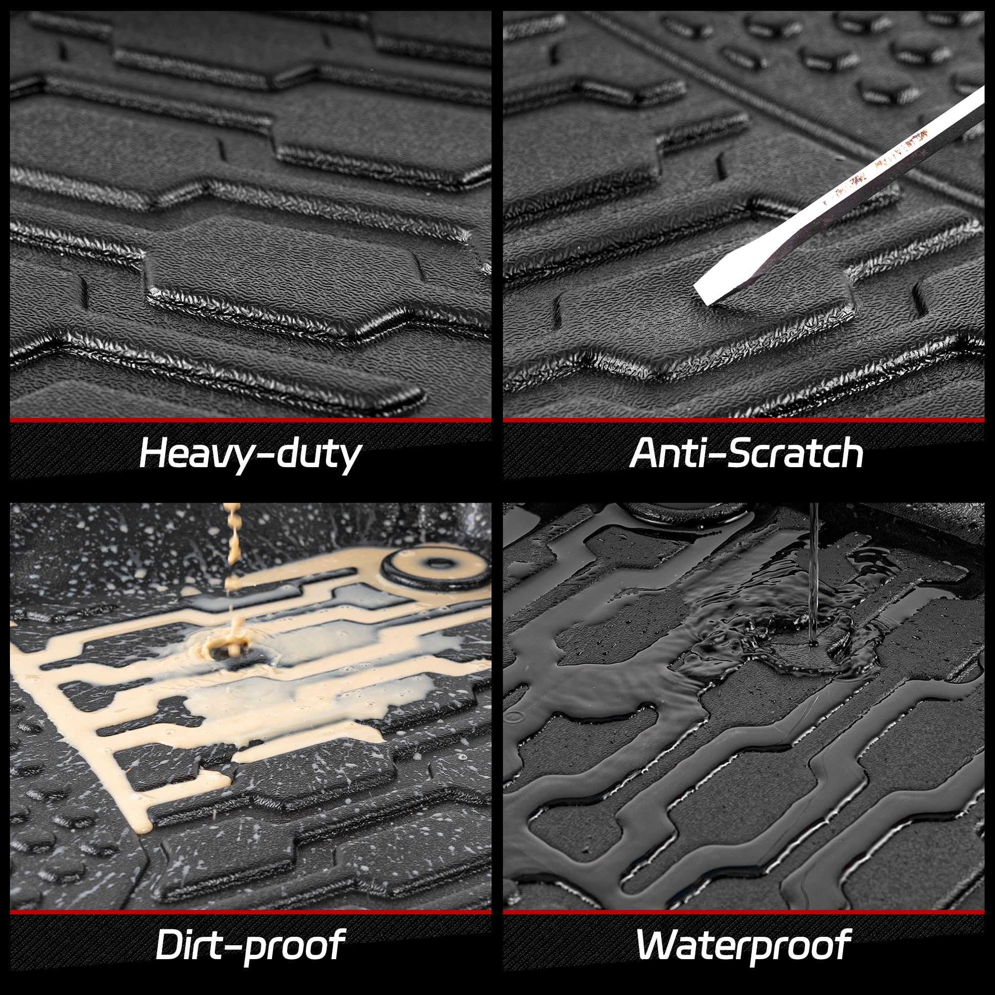 AutoBull floor mats include lifetime replacement service for peace of mind.