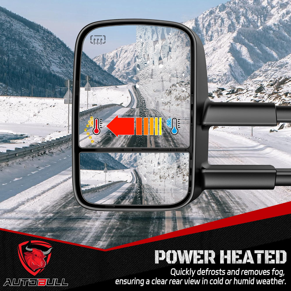 AutoBull heated glass clears frost quickly for better visibility in cold weather