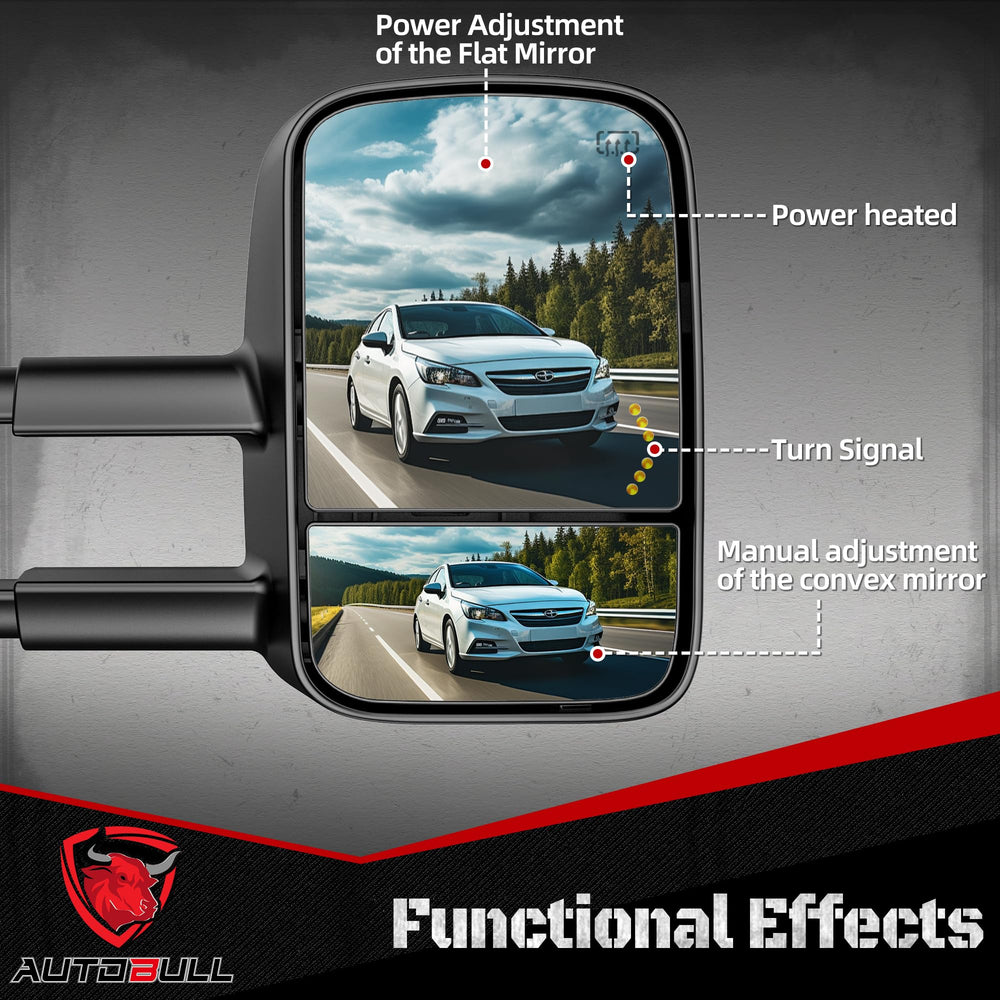 AutoBull mirror with integrated turn signal increases signaling visibility for safer turns