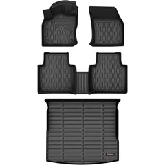 AutoBull Tiguan floor mats full set protects interior from dirt and spills