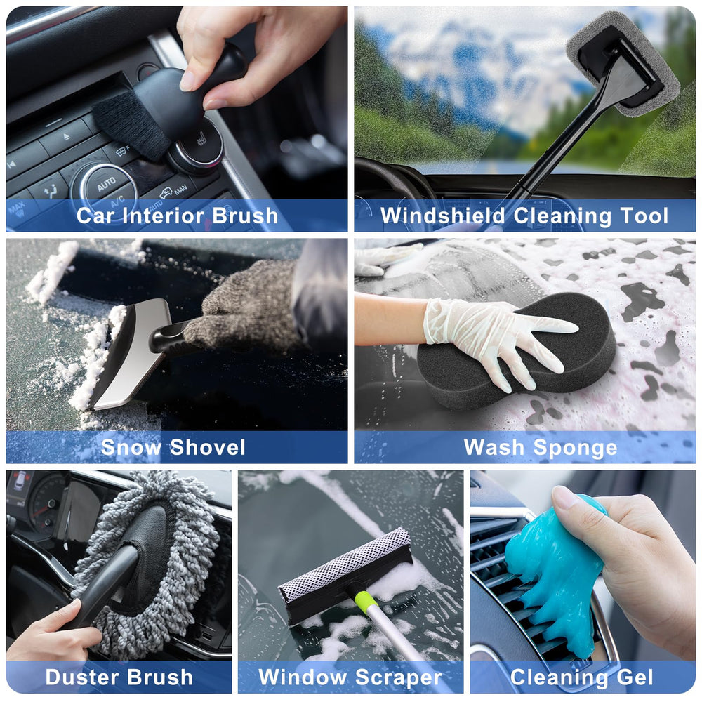 AUTODECO interior brush reaches tight spaces with soft bristles