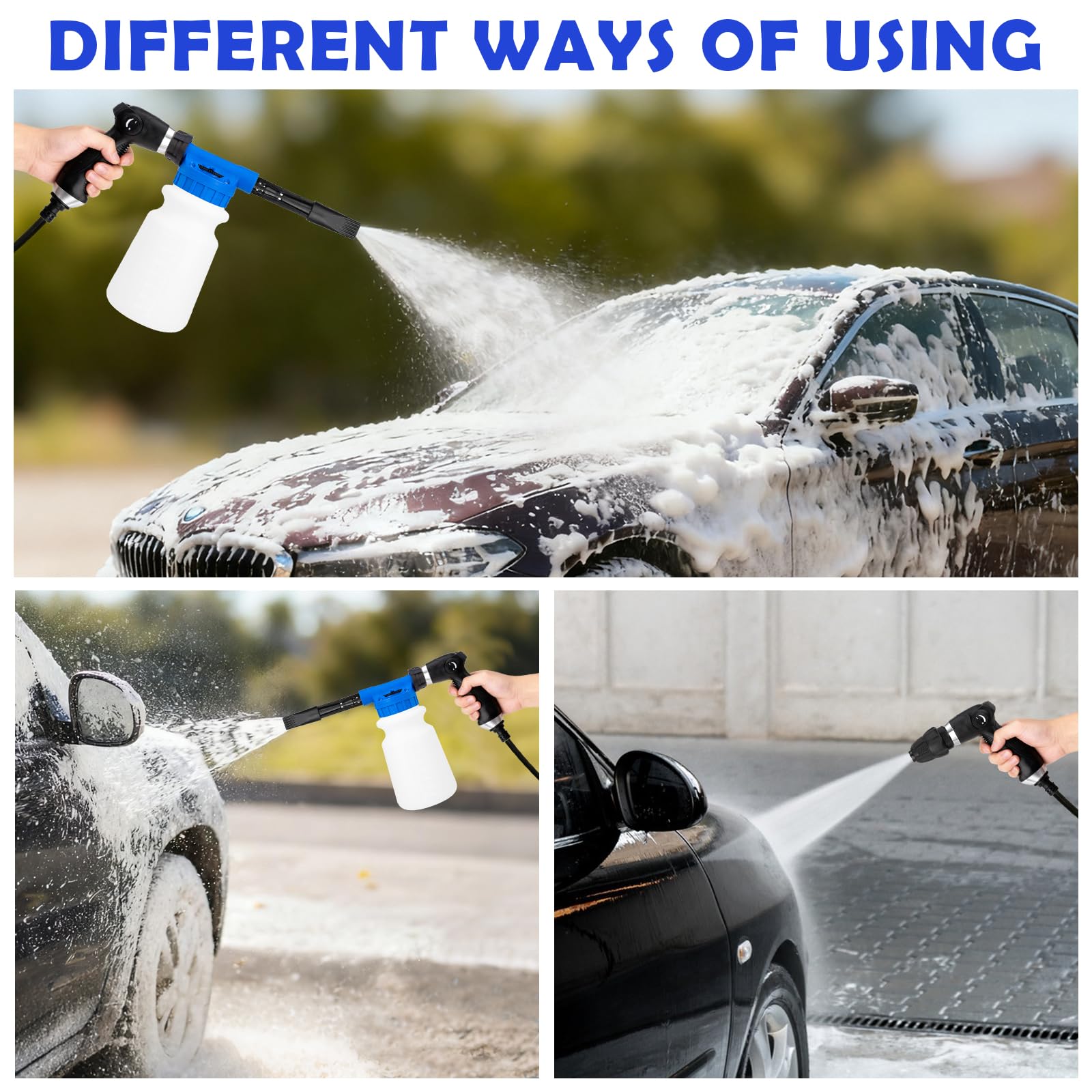AUTODECO oversized wash mitt delivers soft, lint-free contact on all surfaces.