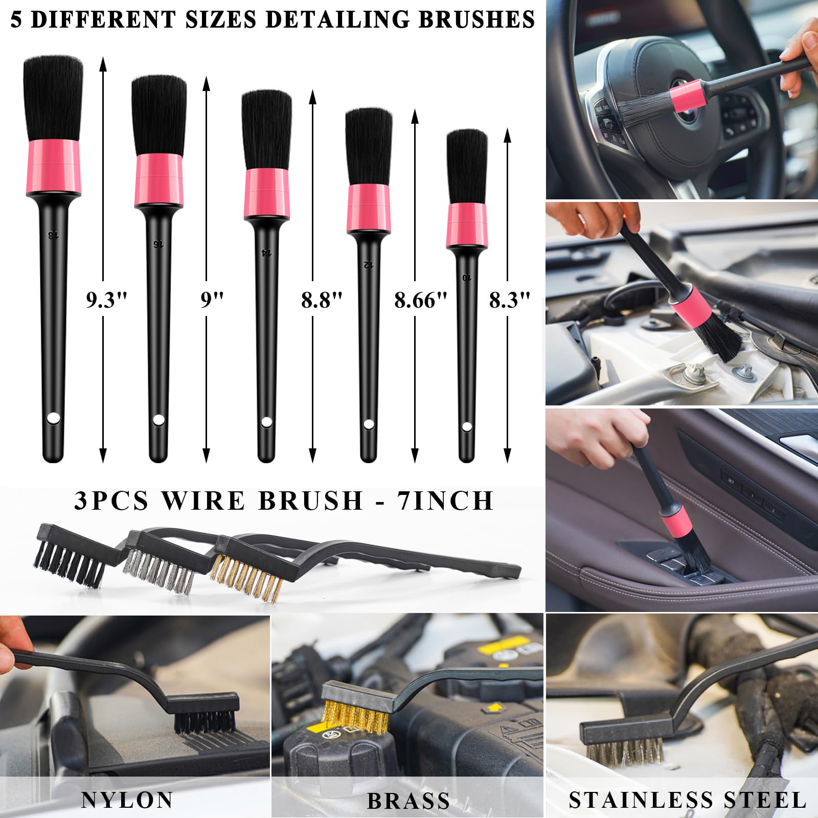 AUTODECO-windscreen-cleaning-tool reaching edges with 180° swivel for crystal-clear visibility.