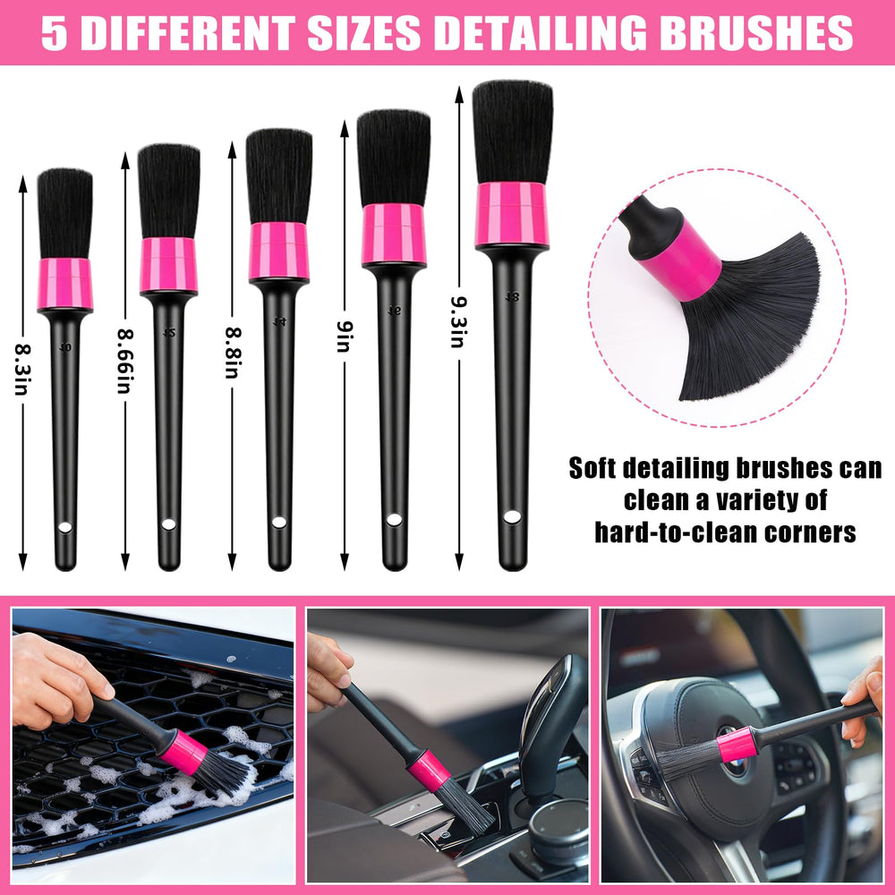 AUTODECO wire-brushes tackle grime in vents and tight spaces safely.