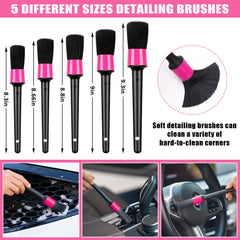 AUTODECO wire-brushes tackle grime in vents and tight spaces safely.