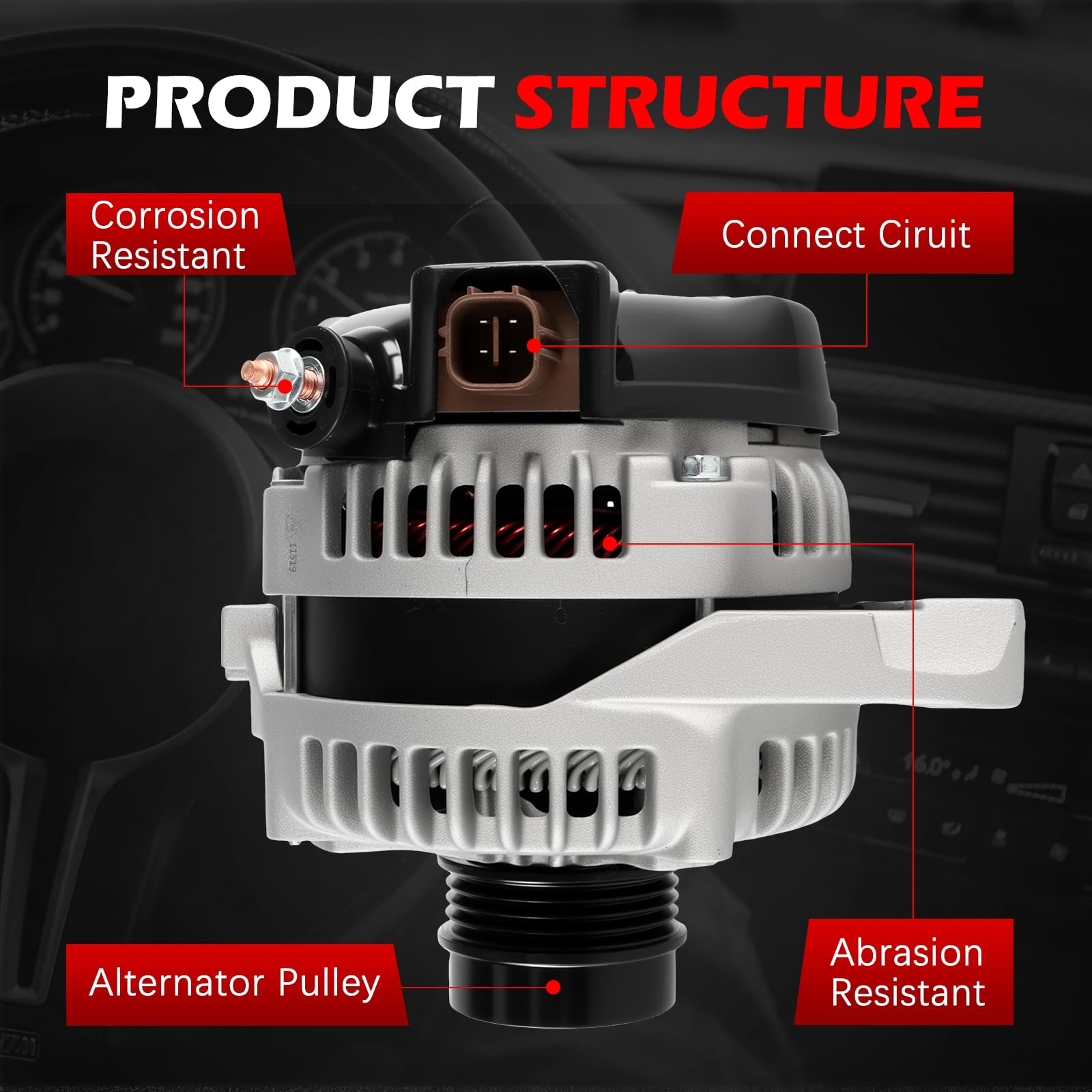 Autodevil 11519 cable connections emphasize safe, stable electrical output