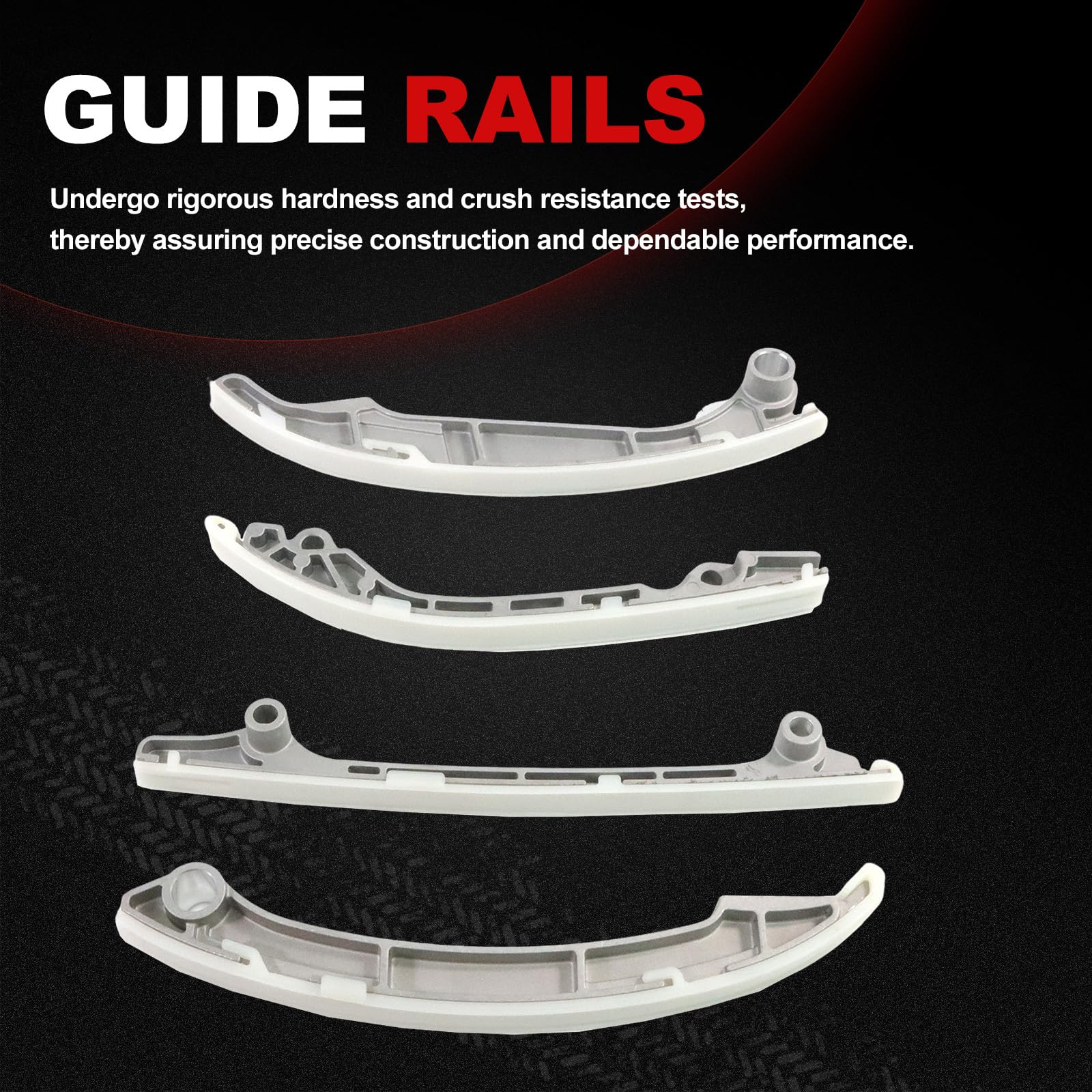 Autodevil timing chain kit guide rail designed for smooth operation