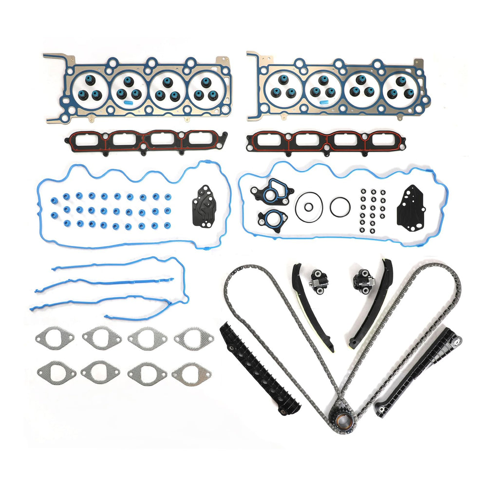 Autodevil timing chain kit for F-150 2004-2006, front view shows sturdy installation-ready components