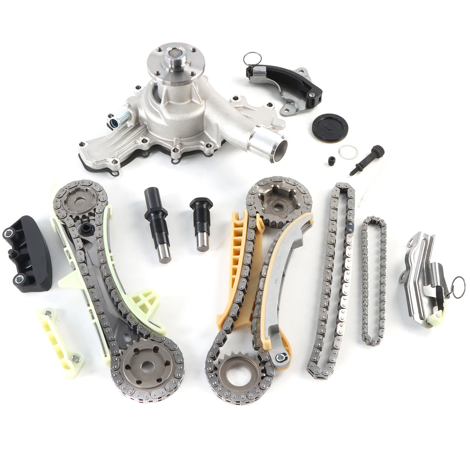 Autodevil timing chain kit water pump 4.0L for Mustang image highlighting the kit components and fit