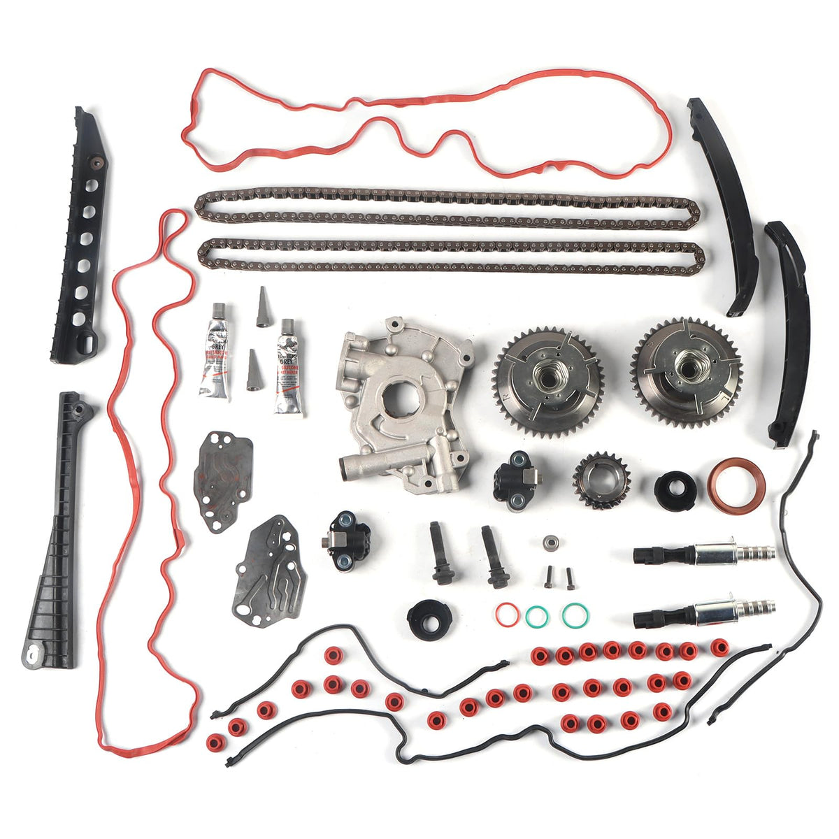 Autodevil timing chain kit with water pump for 5.4L Ford engines ensuring reliable cooling