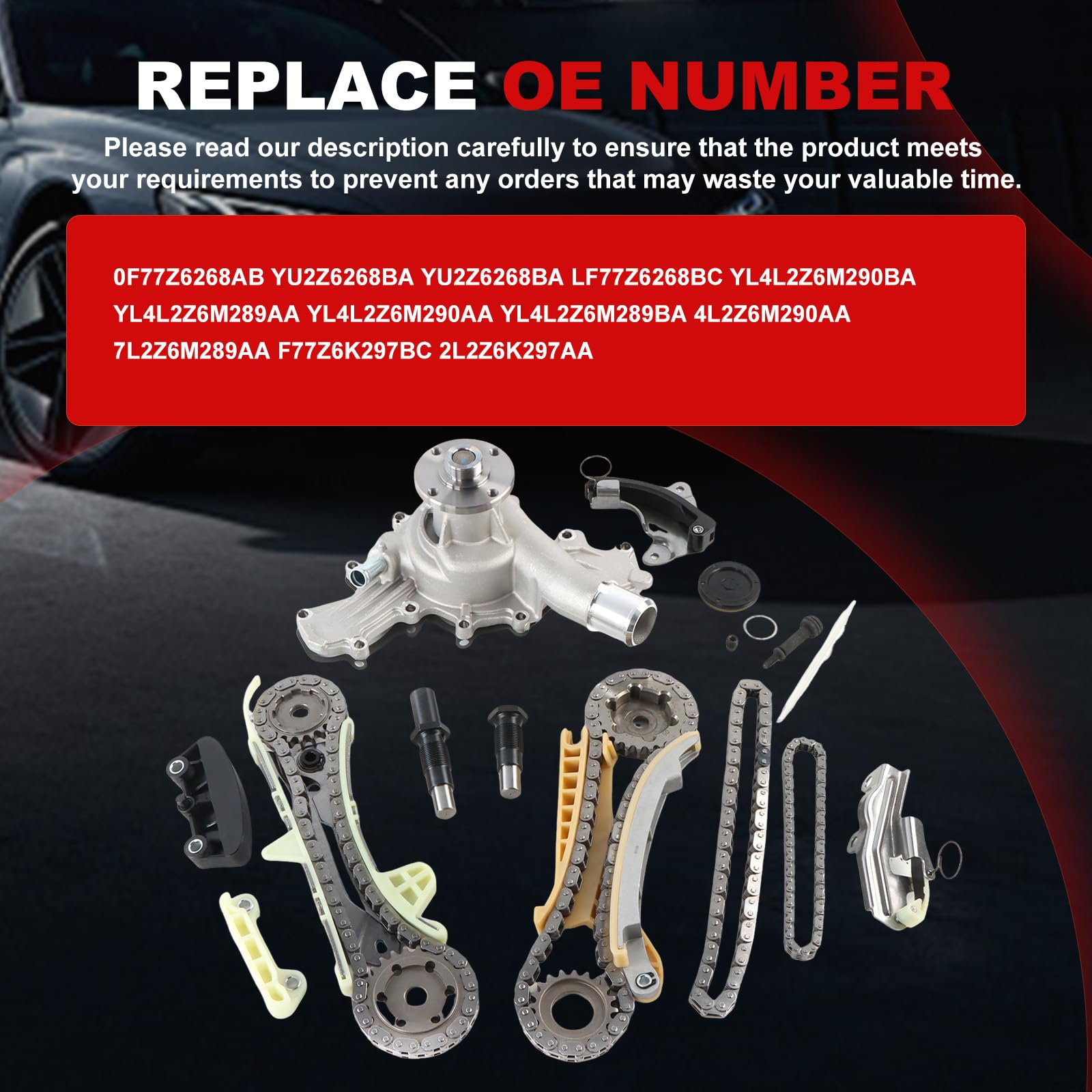 Autodevil Explorer 4.0L timing kit for 1997-2005 ready for installation