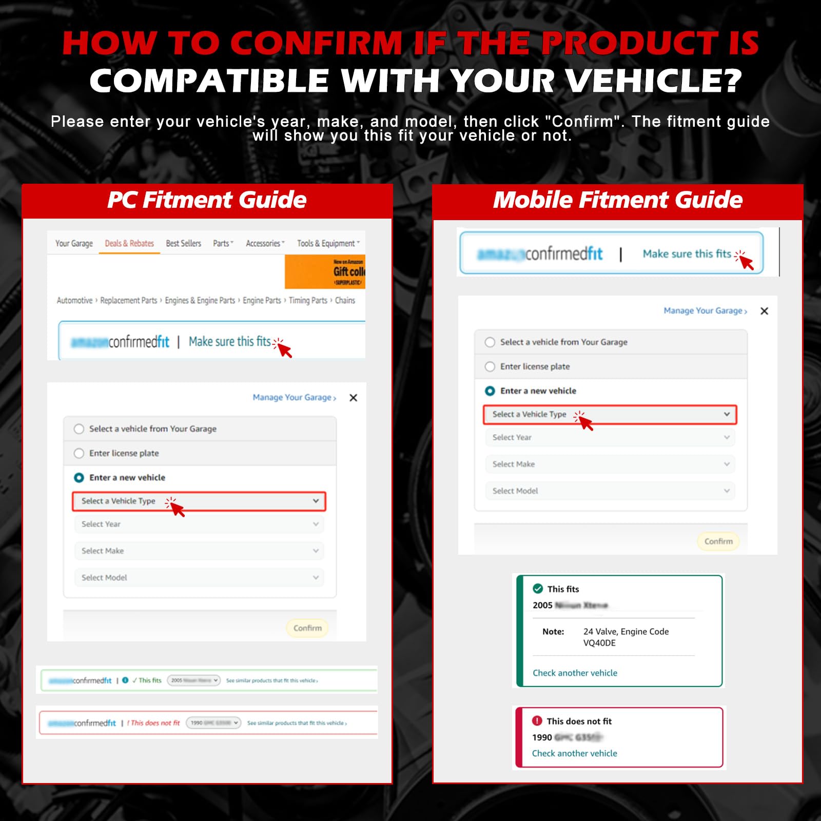 Autodevil vehicle compatibility chart for Ford and Mazda models