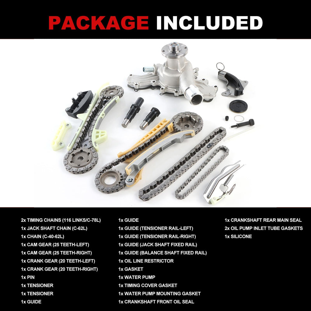 Autodevil water pump assembly 4.0L included in timing kit