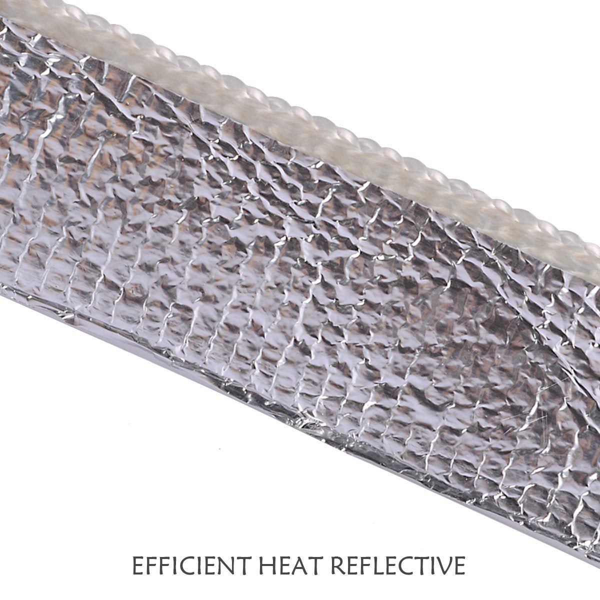 AutoEC Heat Shield Tape wrapped around hoses for cooler operation