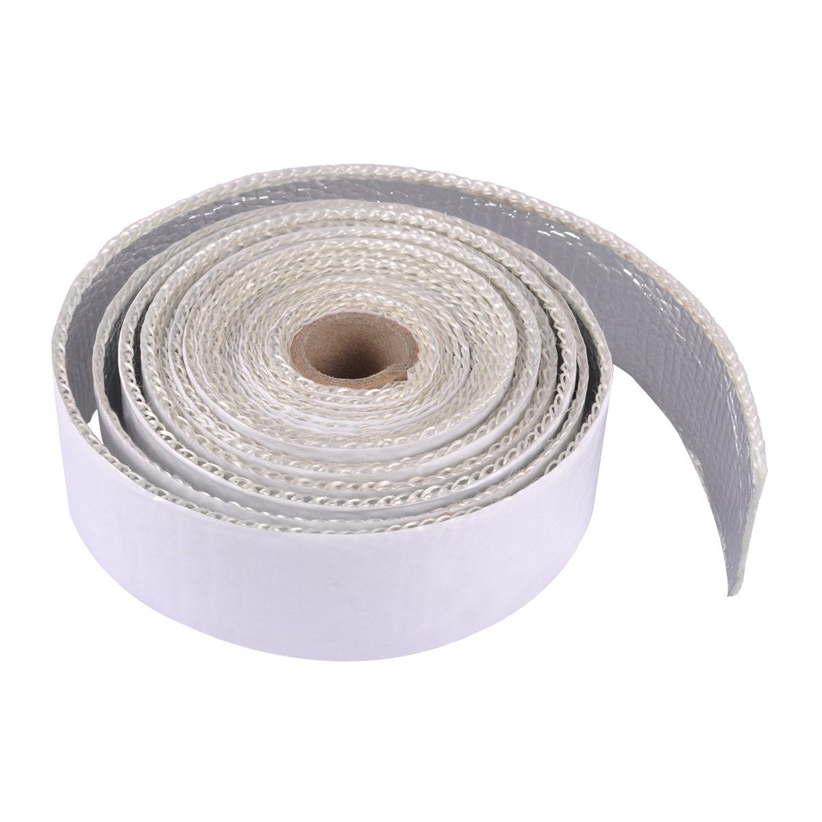 AutoEC Heat Shield Tape roll showing reflective surface for engine heat protection