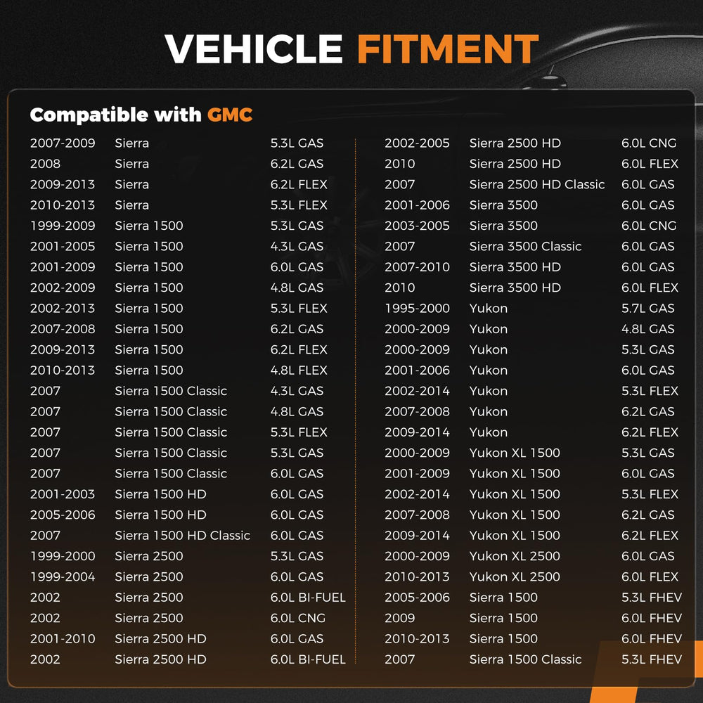 Autoexact 2370 radiator compatibility chart displays broad vehicle coverage.