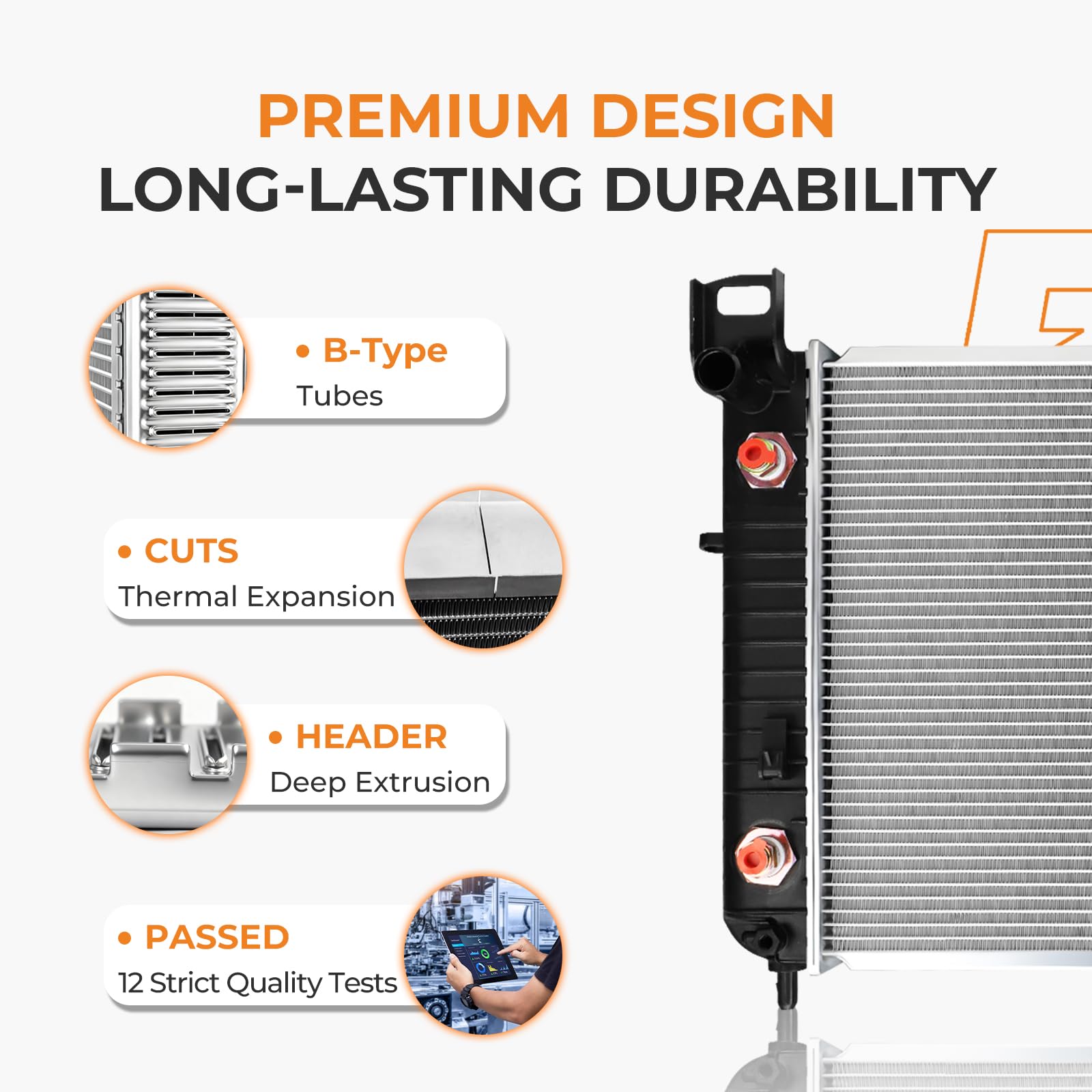 Autoexact 2370 radiator packaging image suggests ready-to-install kit.