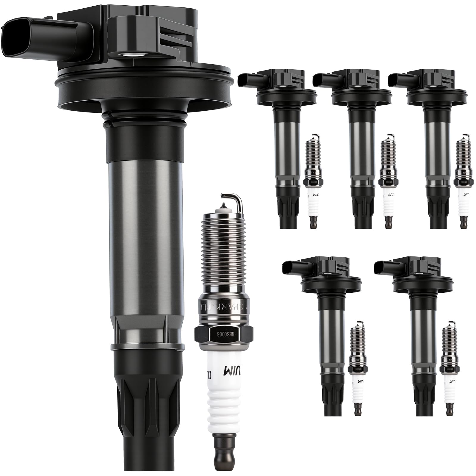Autoexact ignition coil packs ready for install, highlighting direct OEM fit.