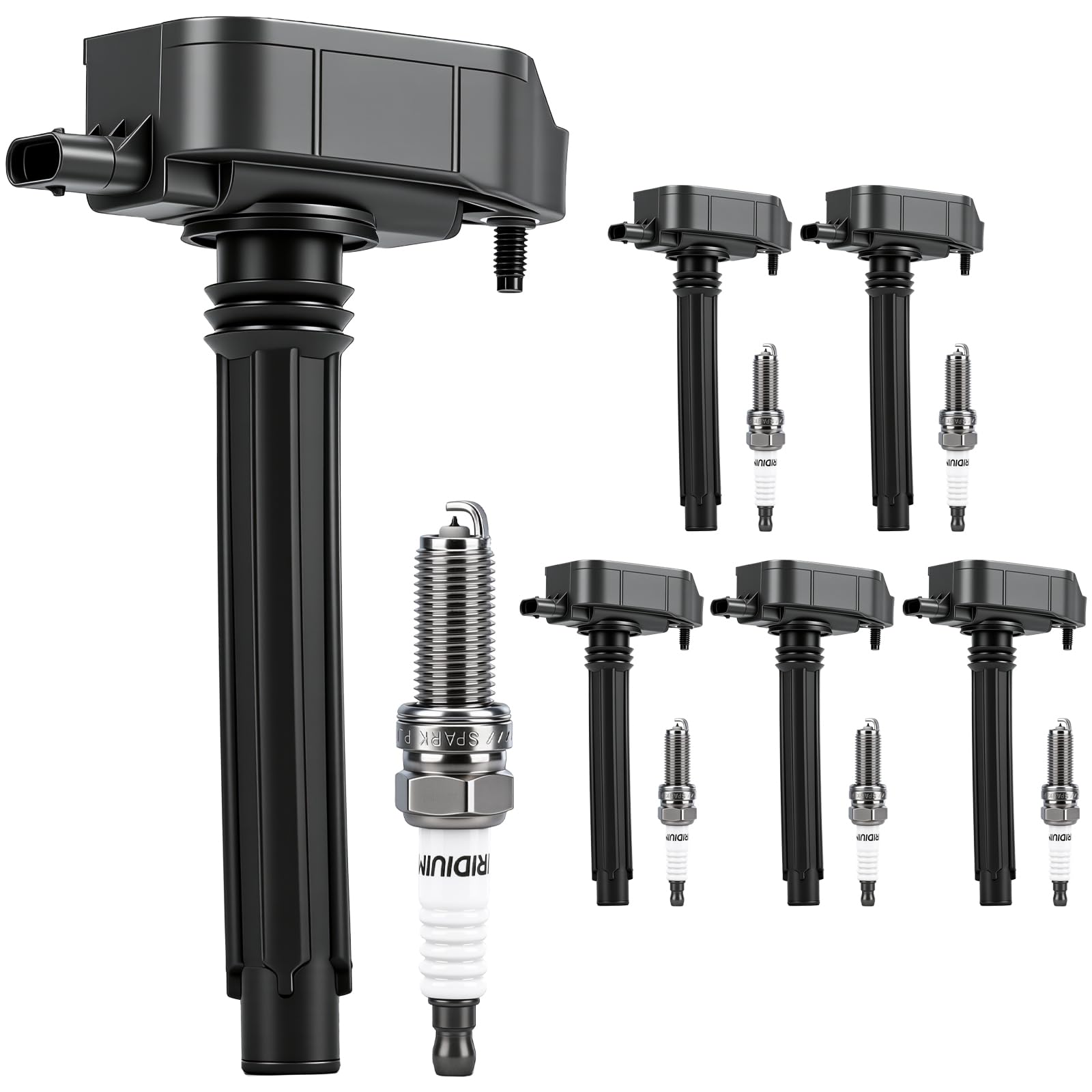Autoexact ignition coil packs in front view for robust 3.6L performance