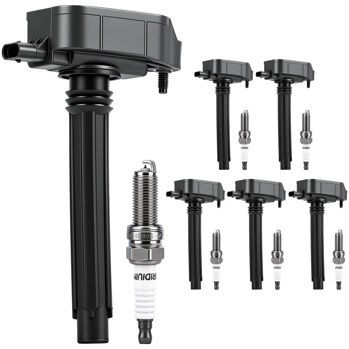 Autoexact ignition coil packs in front view for robust 3.6L performance