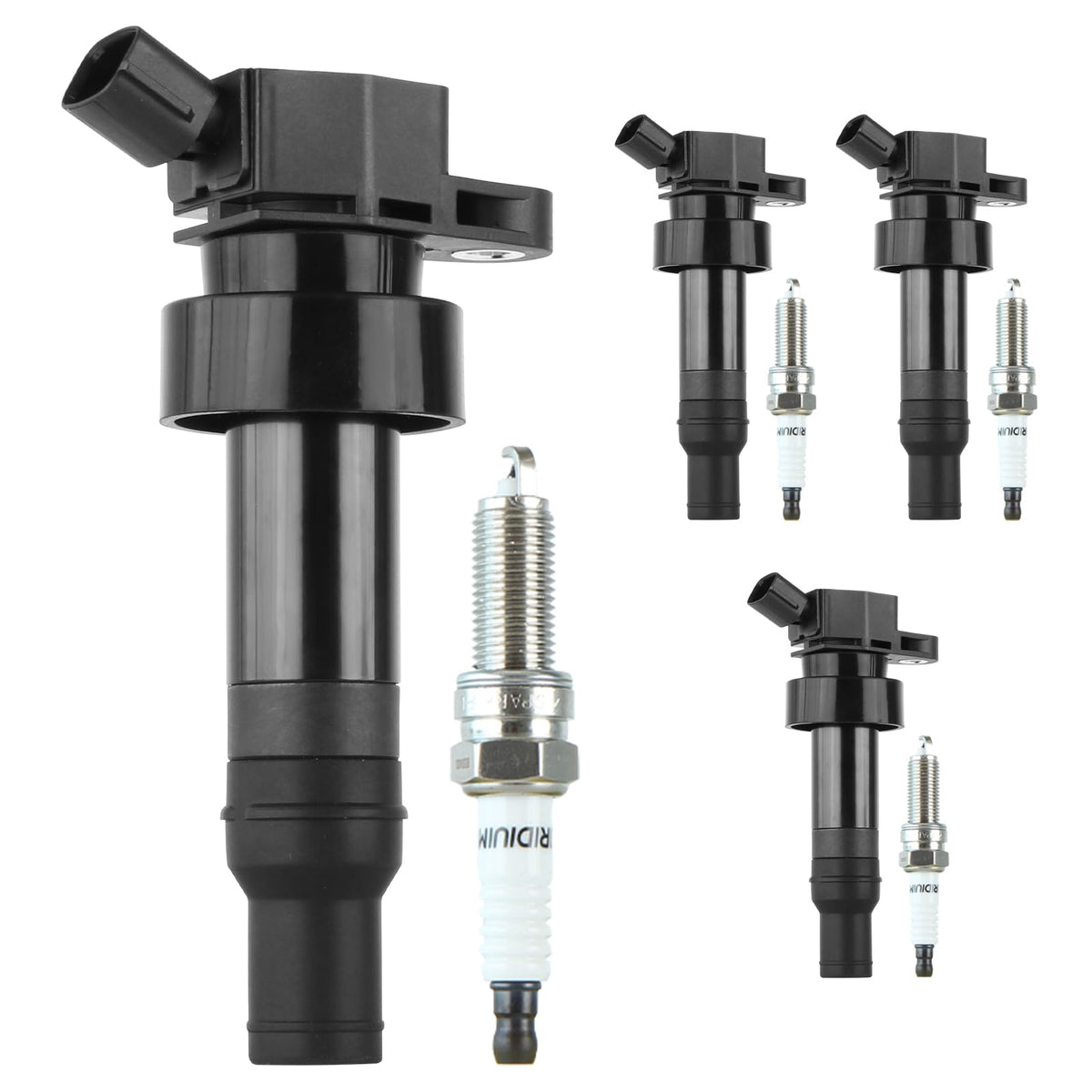 Autoexact ignition coil packs UF652 set for reliable ignition performance.