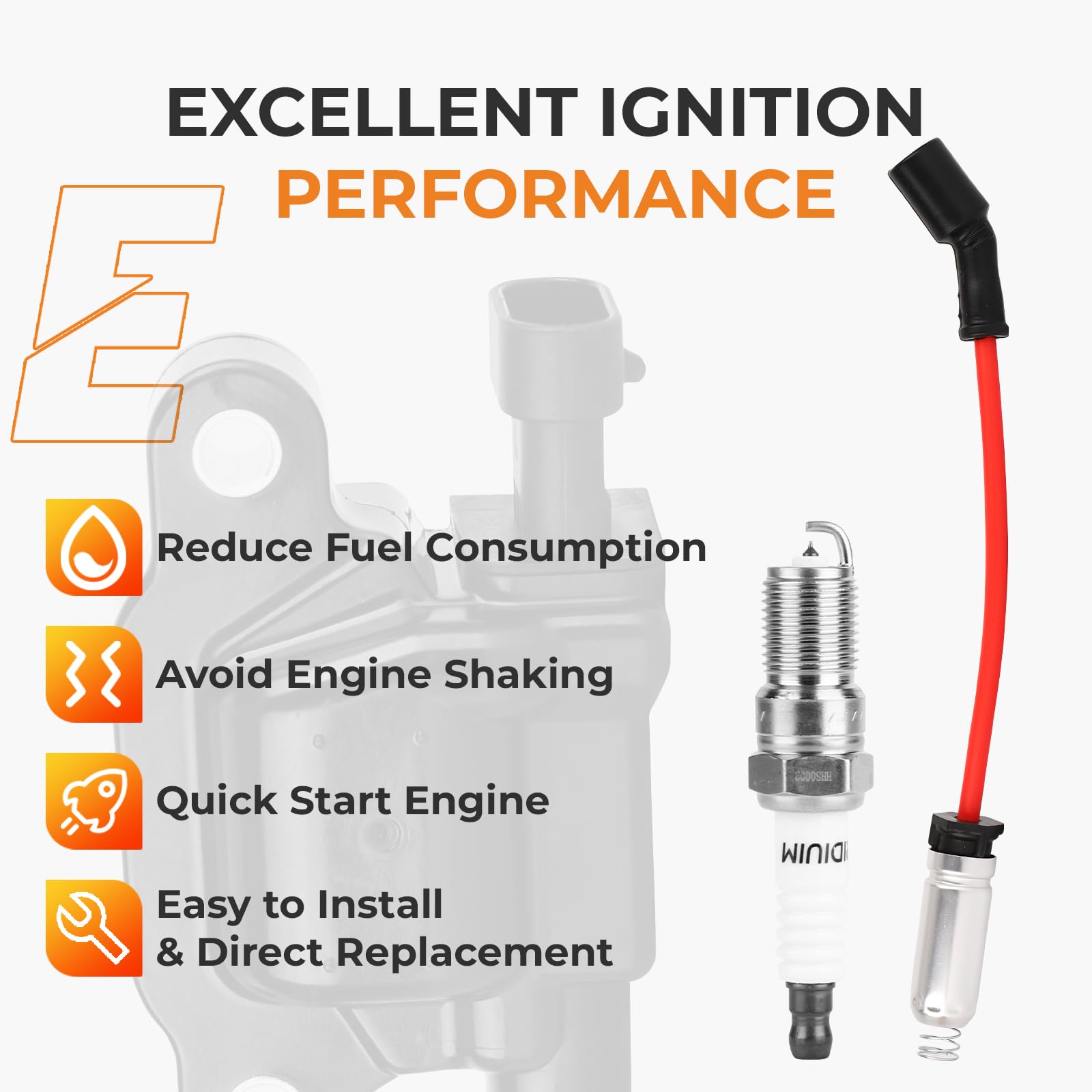 Autoexact iridium spark plugs close up reveals fine-wire design