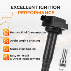 Autoexact iridium spark plugs UF624 for precise ignition and efficiency