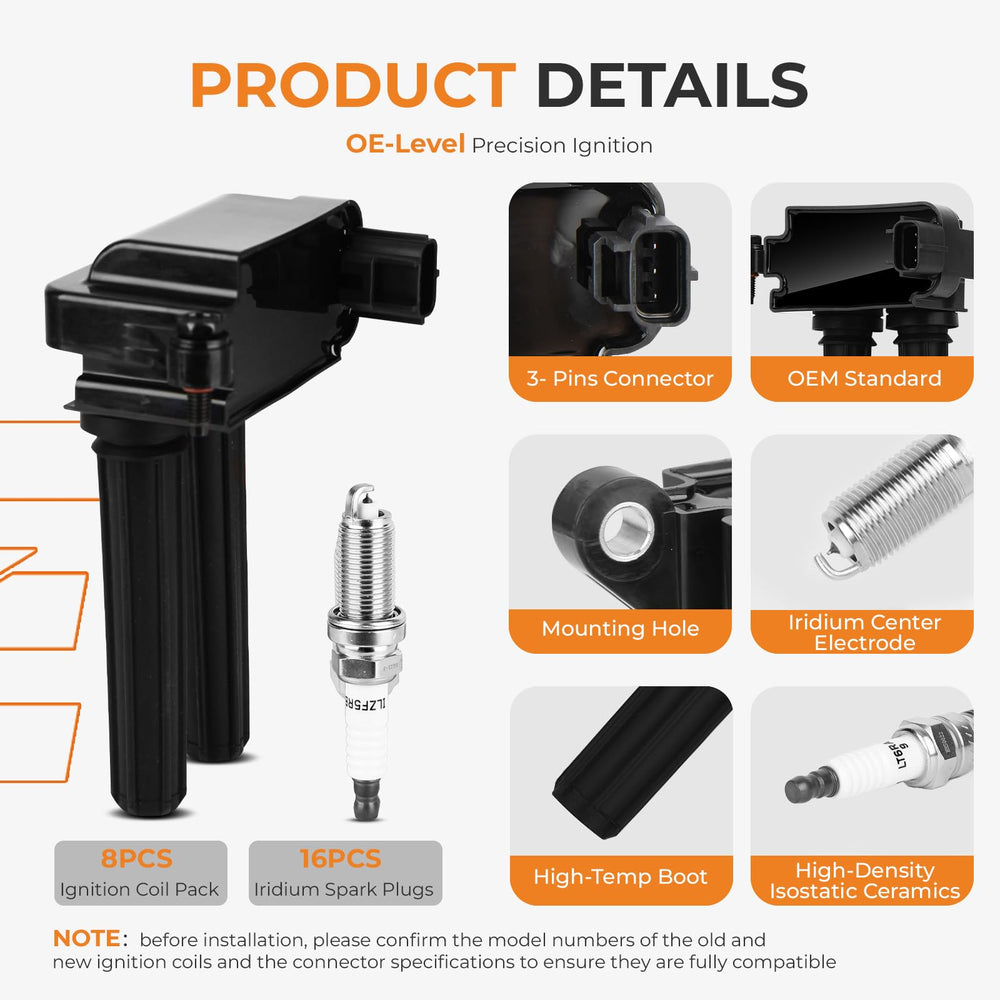 Autoexact eight-pack contents ready for DIY replacement