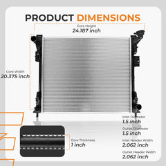 Autoexact radiator with multi-louvered fins for efficient airflow