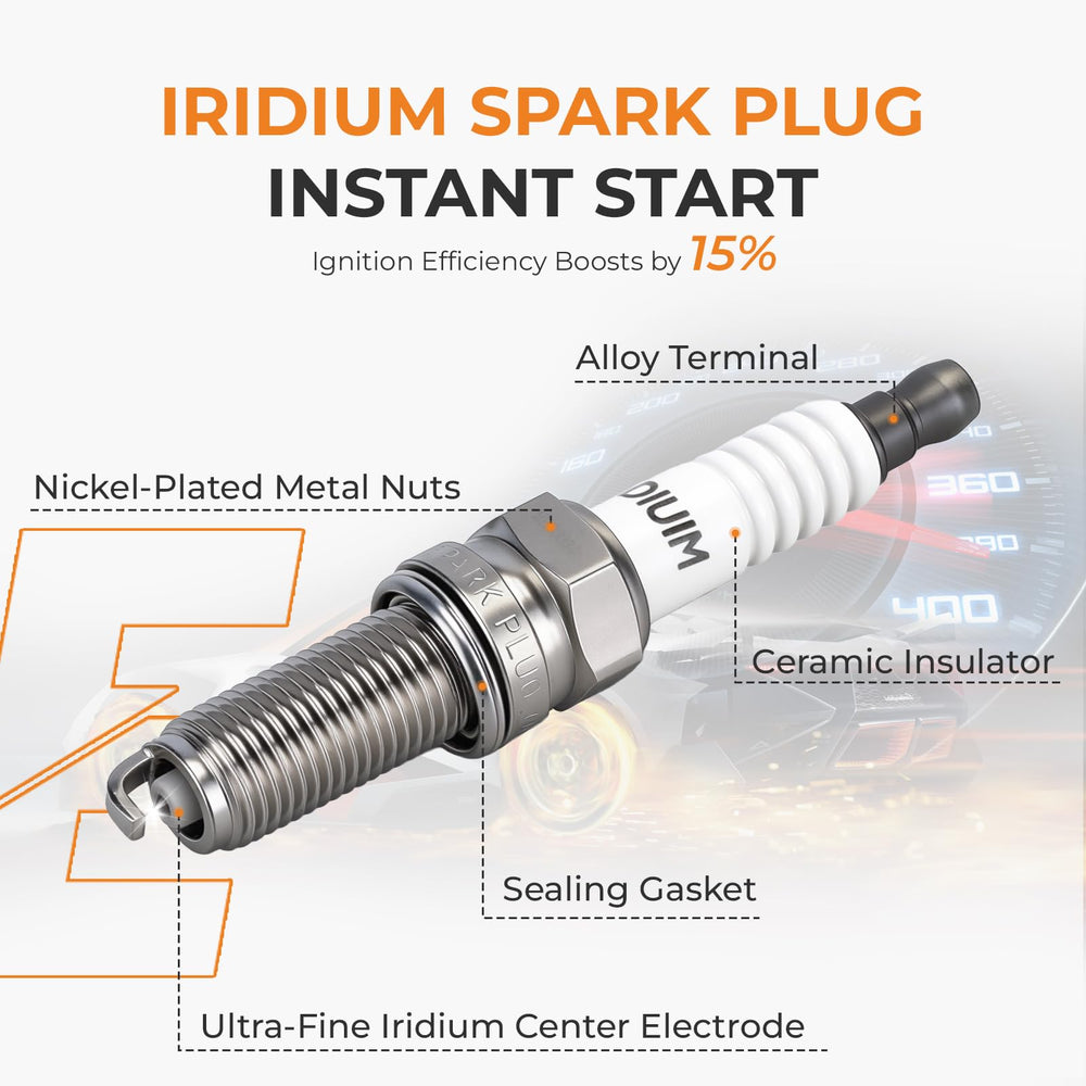 Autoexact spark plugs installed with clean gaps and proper torque