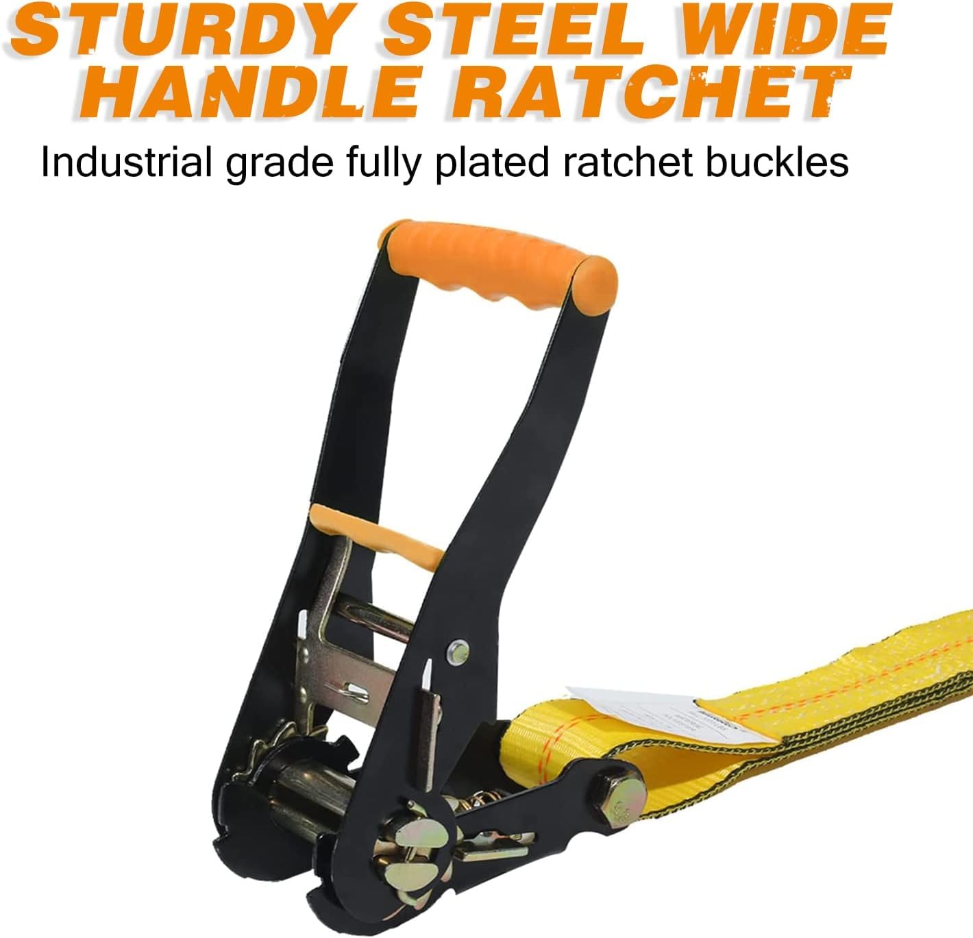 Autofonder UV-coated polyester webbing resists wear for long-term use.