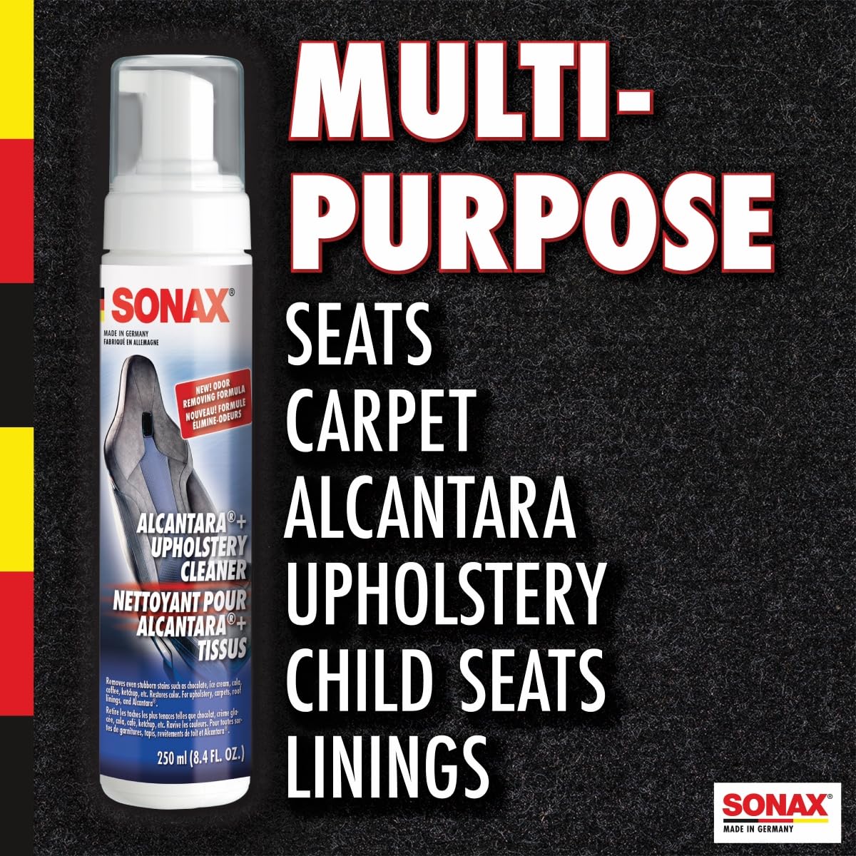 Autogeek Sonax edgeless towel for quick, gentle wipe cleaning after use.