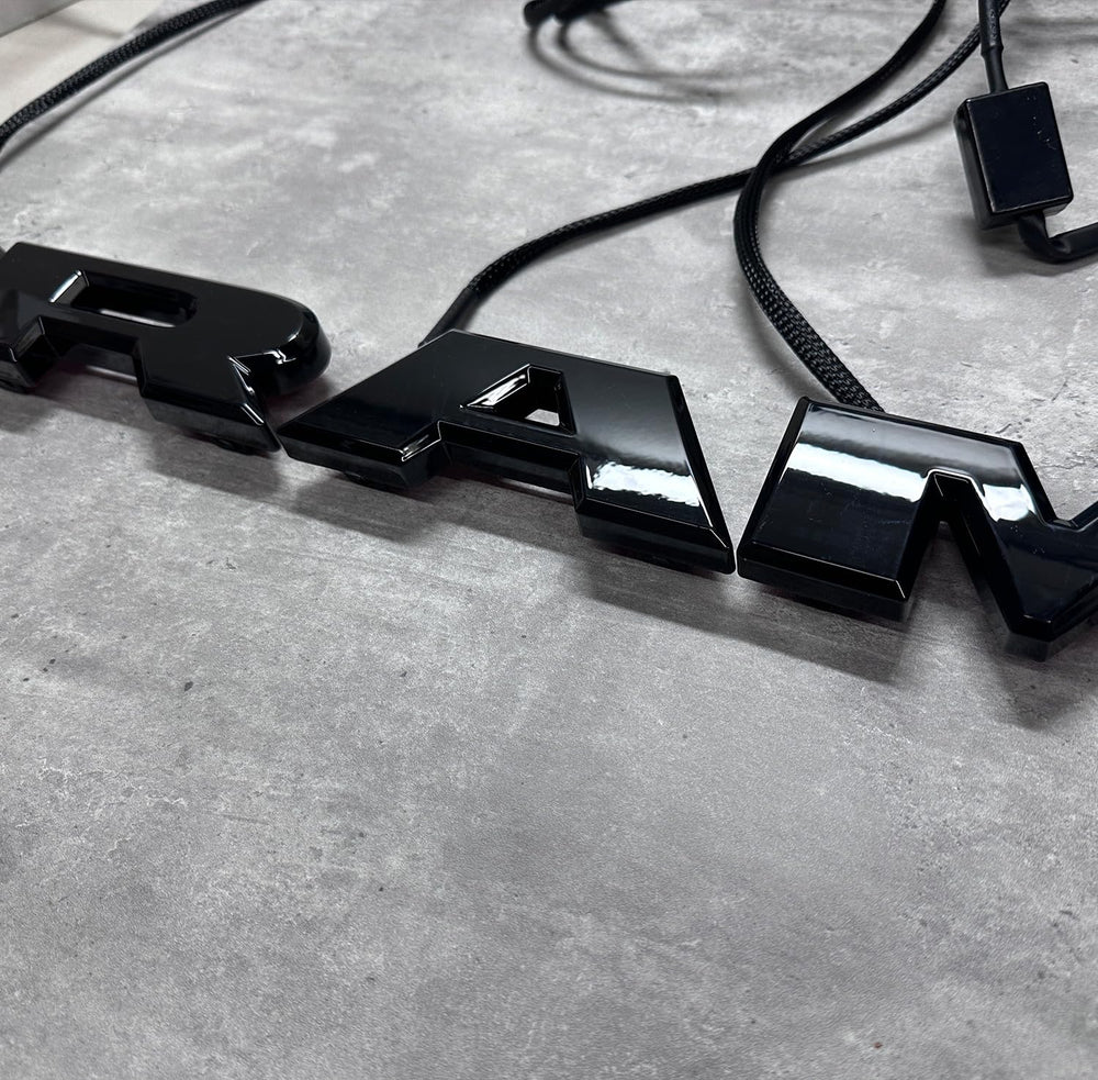 Autogem black finish adds bold contrast to RAM grille