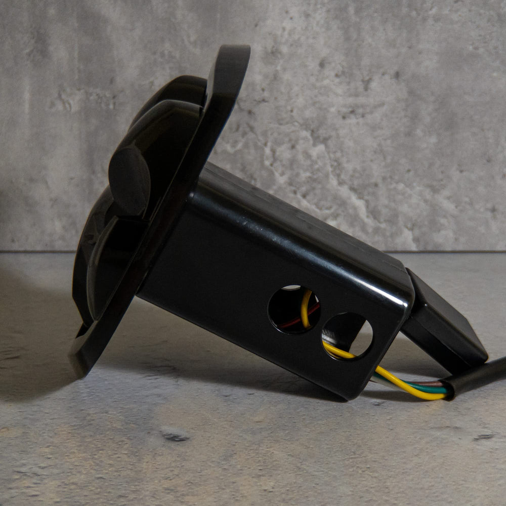 Autogem RAM LED hitch cover with foam gaskets for rattle-free fit