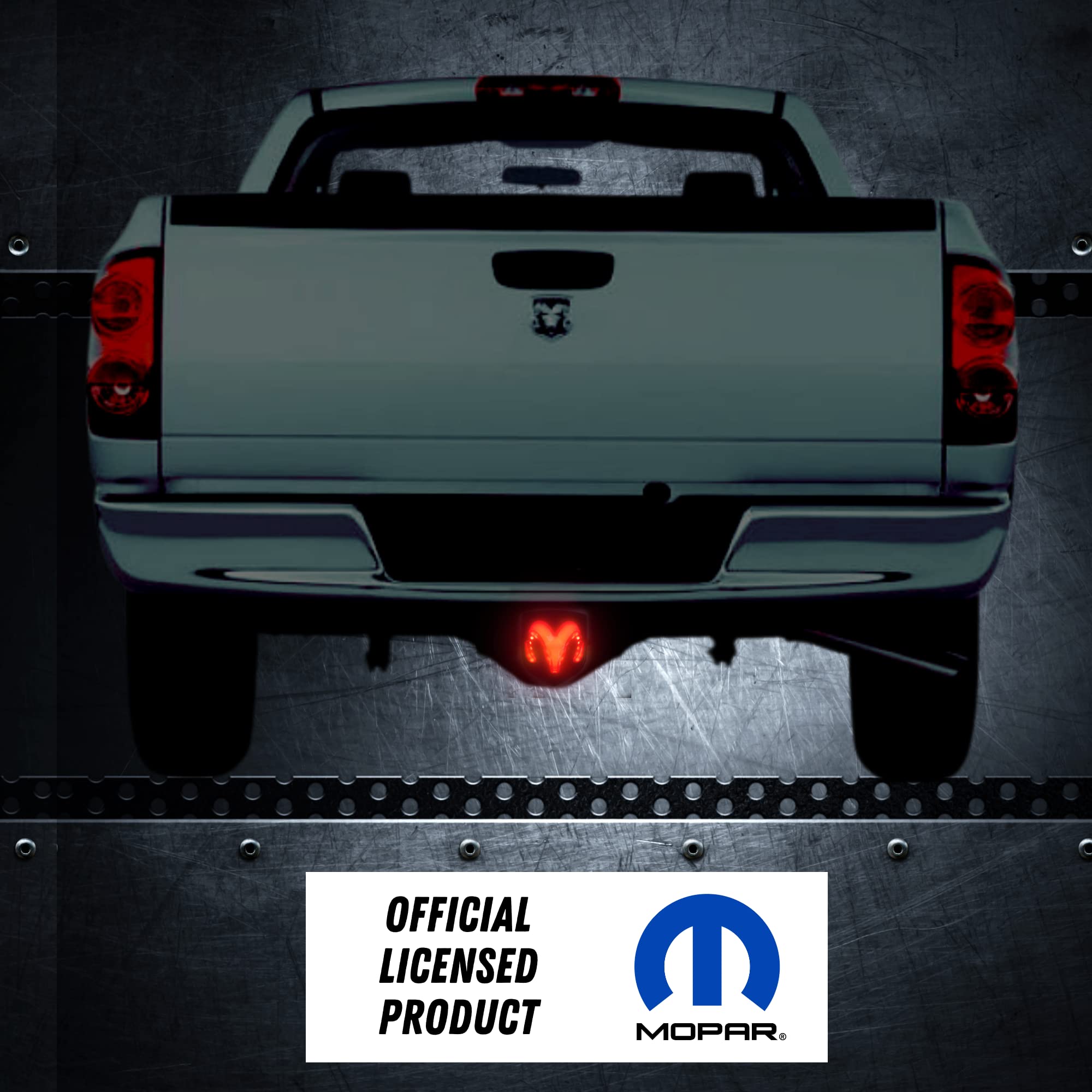 Autogem RAM Hitch Cover seals against moisture and dirt
