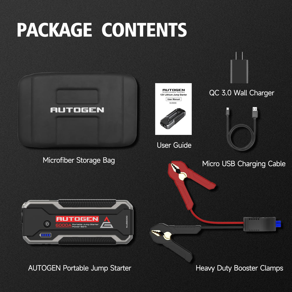 Compact EVA case keeps all AUTOGEN accessories organized.