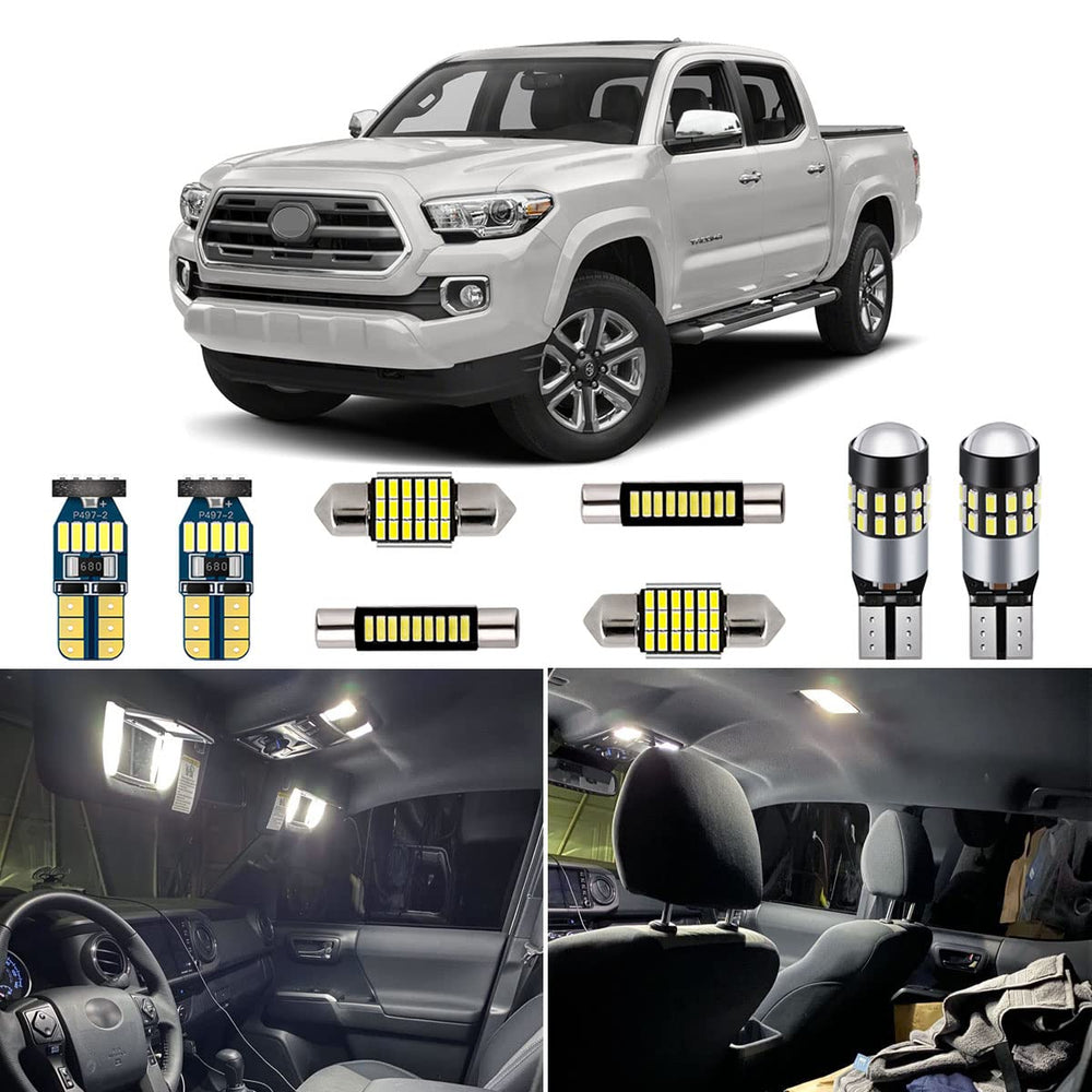 AUTOGINE 6000K map light for Toyota Tacoma improves cabin clarity at night