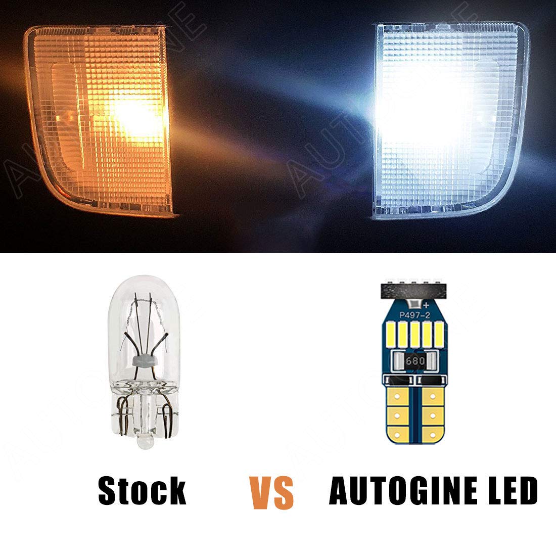 AUTOGINE Highlander map light image showing improved nighttime visibility.