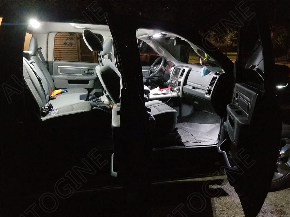 AUTOGINE glove box light for Dodge Ram helps you find items quickly.