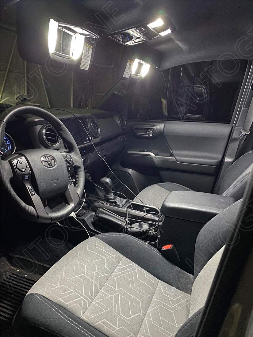AUTOGINE vanity mirror lights upgrade for Sienna cabin clarity