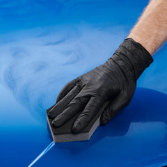 Autoglym SRP500US easy-application shows effortless wipe-off and even finish.