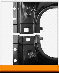 Autoholic cab corner kit black fitted on Ford Super Duty for realism.