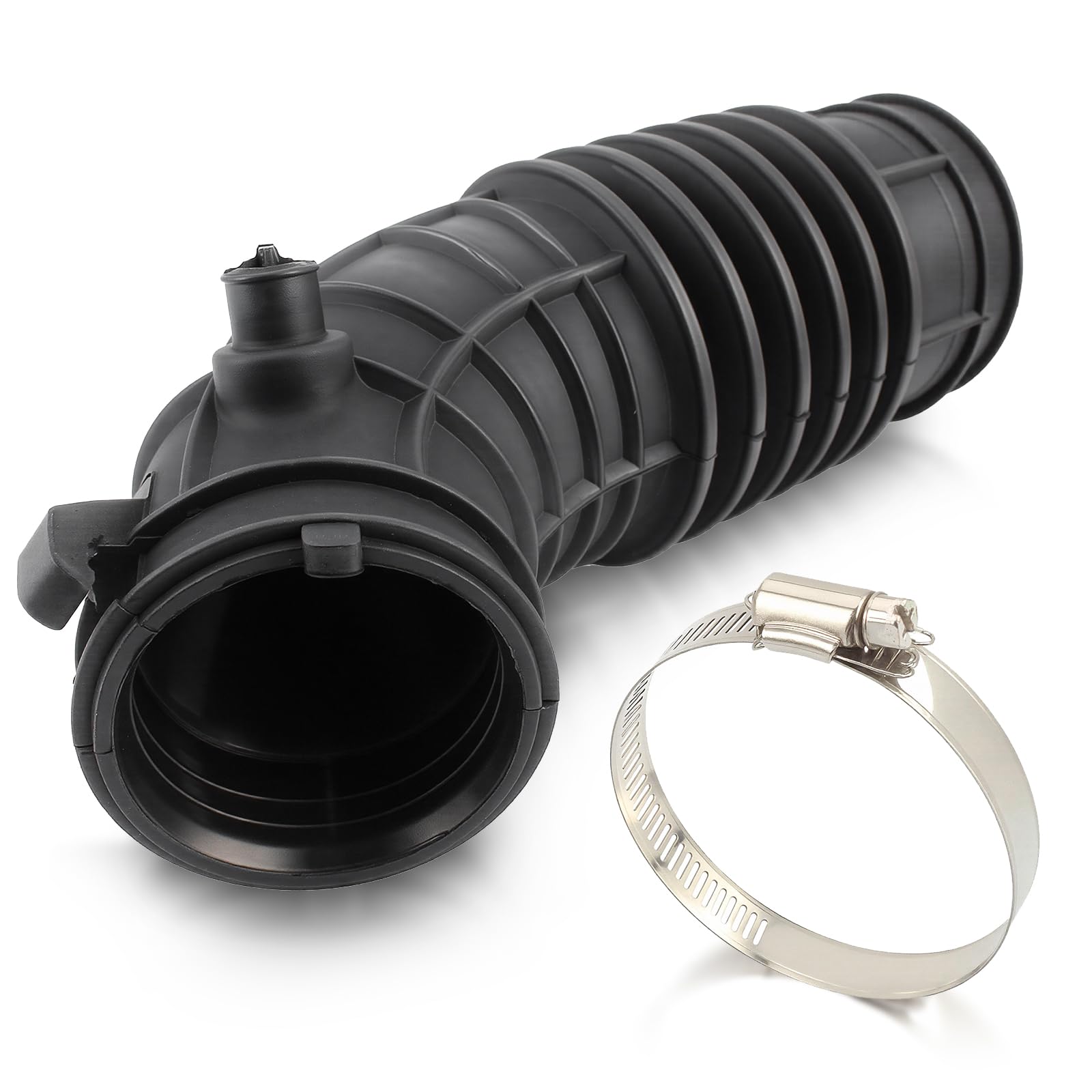 AUTOKAY 17228-5BA-A01 air intake hose closeup; durable rubber for Civic 2.0L.