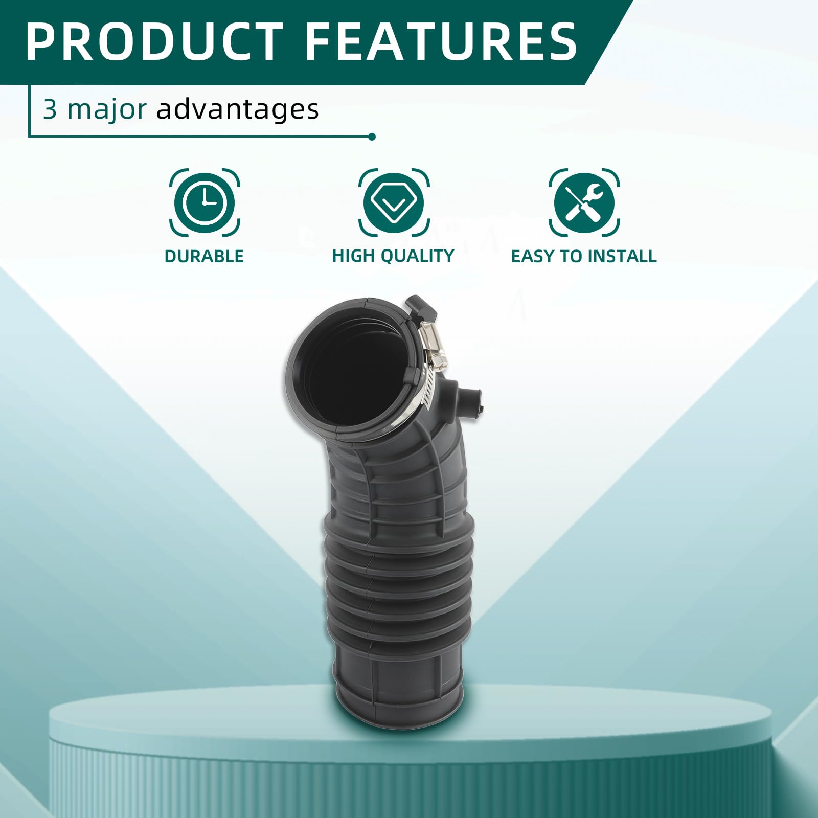 AUTOKAY 17228-5BA-A01 packaging includes one air intake hose.