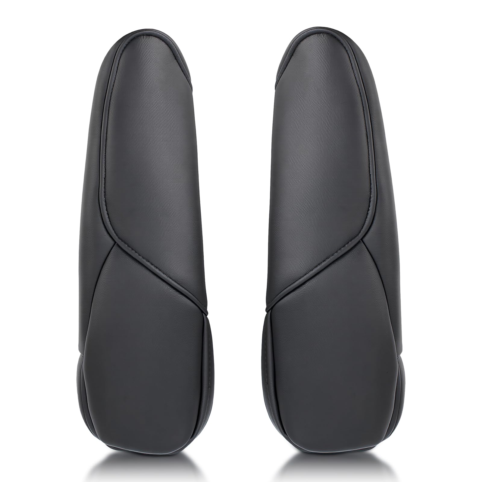 AUTOKAY black front seat armrest cover for Honda CR-V protects the original armrest.