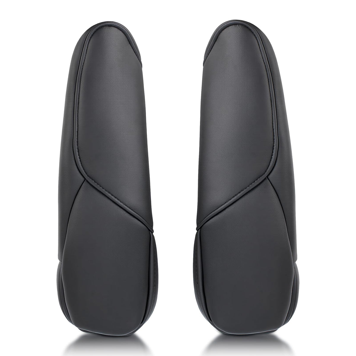 AUTOKAY black front seat armrest cover for Honda CR-V protects the original armrest.
